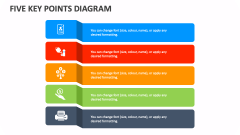 Five Key Points Diagram - Slide 1