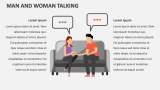 Man and Woman Talking - Slide 4