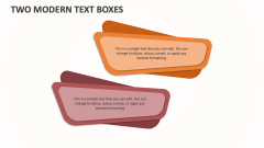 Two Modern Text Boxes - Slide 1