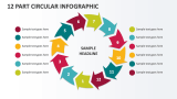 12 Part Circular Infographic - Slide 1