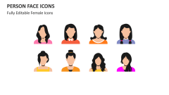Person Face Icons - Slide 1