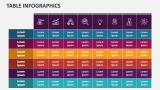 Table Infographics - Slide 9
