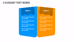 2 Elegant Text Boxes - Slide 1