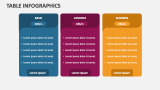 Table Infographics - Slide 17