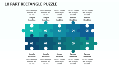 10 Part Rectangle Puzzle - Slide 1