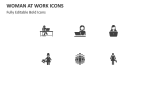 Woman At Work Icons - Slide 2