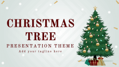 Christmas Tree Presentation - Slide 1