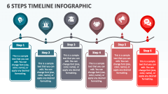 6 Steps Timeline Infographic - Slide 1