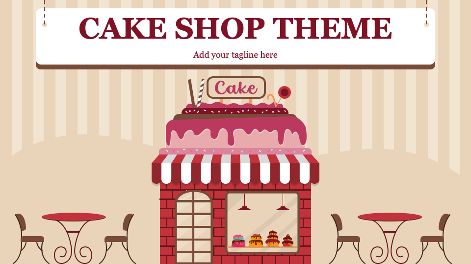 Cake Shop Presentation Theme for PowerPoint and Google Slides - PPT Slides