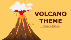 Volcano Theme - Slide 1