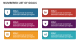 Numbered List of Goals - Slide 4