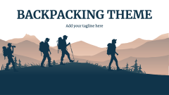 Backpacking Theme - Slide 1