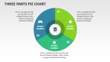 Three Parts Pie Chart - Slide 1