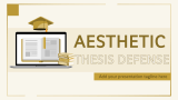 Aesthetic Thesis Defense - Slide 1