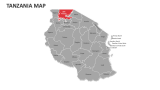 Tanzania Map - Slide 2