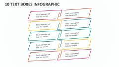 10 Text Boxes Infographic - Slide 1