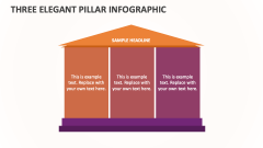 Three Elegant Pillar Infographic - Slide 1