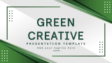 Green Creative Presentation Template - Slide 1