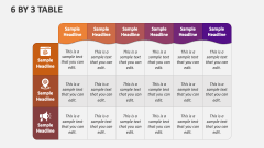 6 By 3 Table - Slide 1