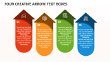 Four Creative Arrow Text Boxes - Slide 1
