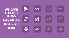We Care For You Icons - Slide 1
