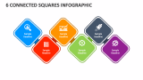 6 Connected Squares Infographic - Slide 1