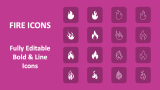 Fire Icons - Slide 1