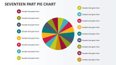 Seventeen Part Pie Chart - Slide 1