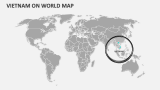 Vietnam On World Map - Slide 2