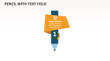 Pencil with Text Field - Slide 1