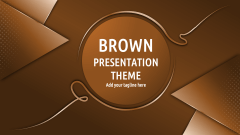 Brown Presentation Theme - Slide 1