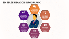 Six Stage Hexagon Infographic - Slide 1