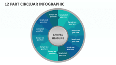 12 Part Circluar Infographic - Slide 1