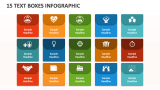15 Text Boxes Infographic - Slide 1