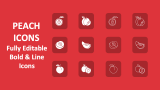 Peach Icons - Slide 1