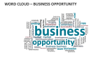 Word Cloud - Business Opportunity - Slide 12