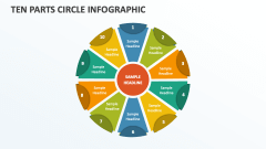 Ten Parts Circle Infographic - Slide 1