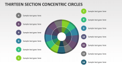 Thirteen Section Concentric Circles - Slide 1