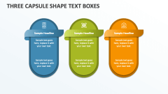 Three Capsule Shape Text Boxes - Slide 1