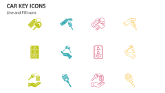 Car Key Icons - Slide 1