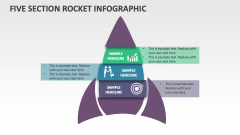 Five Section Rocket Infographic - Slide 1