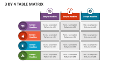 3 By 4 Table Matrix - Slide 1