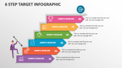 6 Step Target Infographic - Slide 1