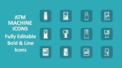 Atm Machine Icons - Slide 1
