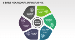 6 Part Hexagonal Infographic - Slide 1