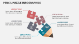 Pencil Puzzle Infographics - Slide 2