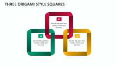 Three Origami Style Squares - Slide 1