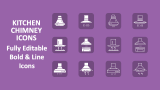 Kitchen Chimney Icons - Slide 1