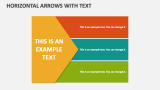 Horizontal Arrows with Text - Slide 2