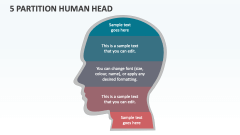 5 Partition Human Head - Slide 1
